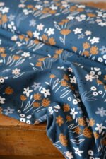 French Terry ART FLOWERS DARK – Bild 2