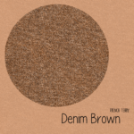 French Terry DENIM BROWN
