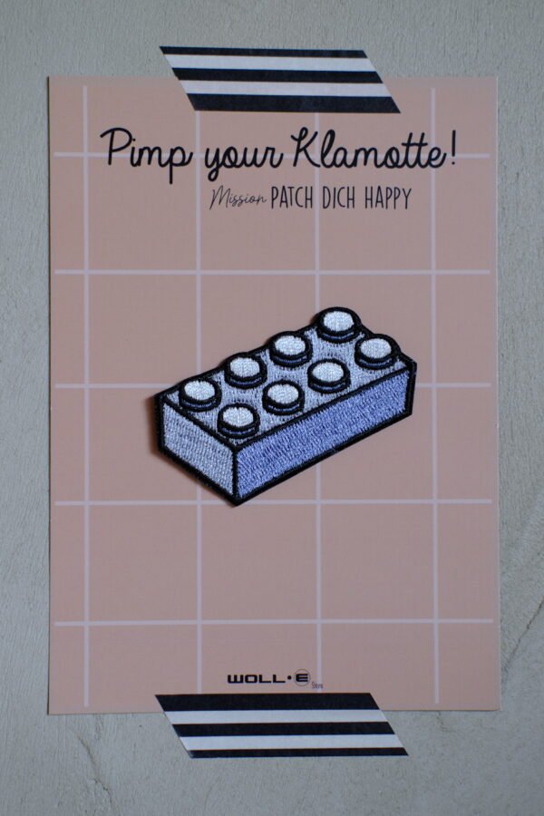 Patch "Baustein Blau" – Bild 4