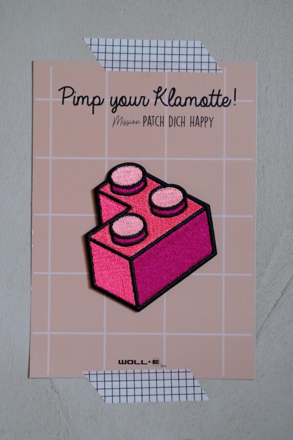 Patch "Baustein Pink" – Bild 3