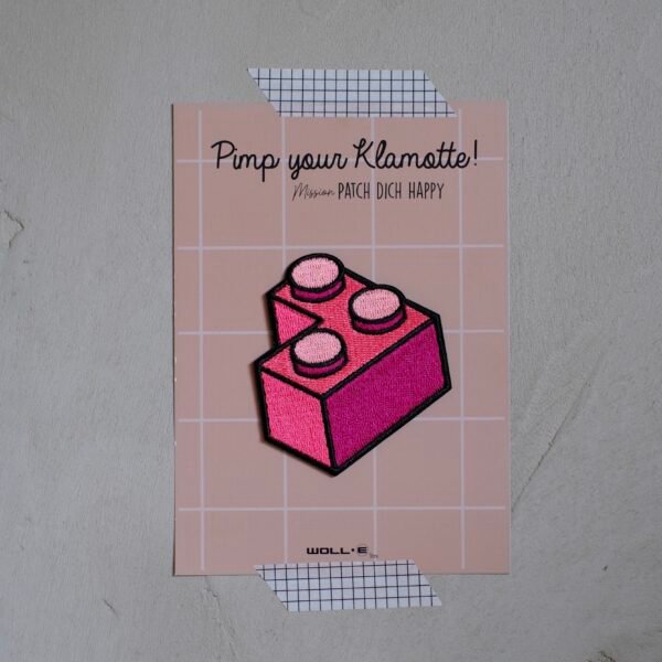Patch "Baustein Pink" – Bild 4