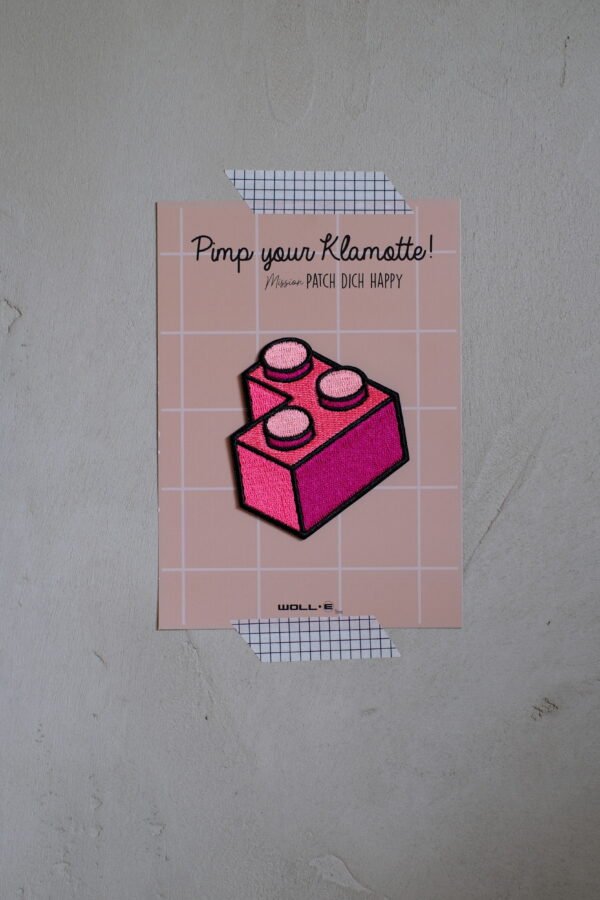 Patch "Baustein Pink" – Bild 5