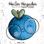 Bügelbild  Blueberry