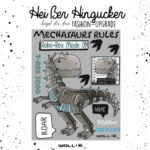 Bügelbild  ROBO REX (grau)