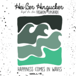 Bügelbild  HAPPINESS COMES IN WAVES