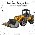 Bügelbild  Radlager Gelb