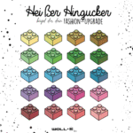 20 Stk. Bausteine Blanko