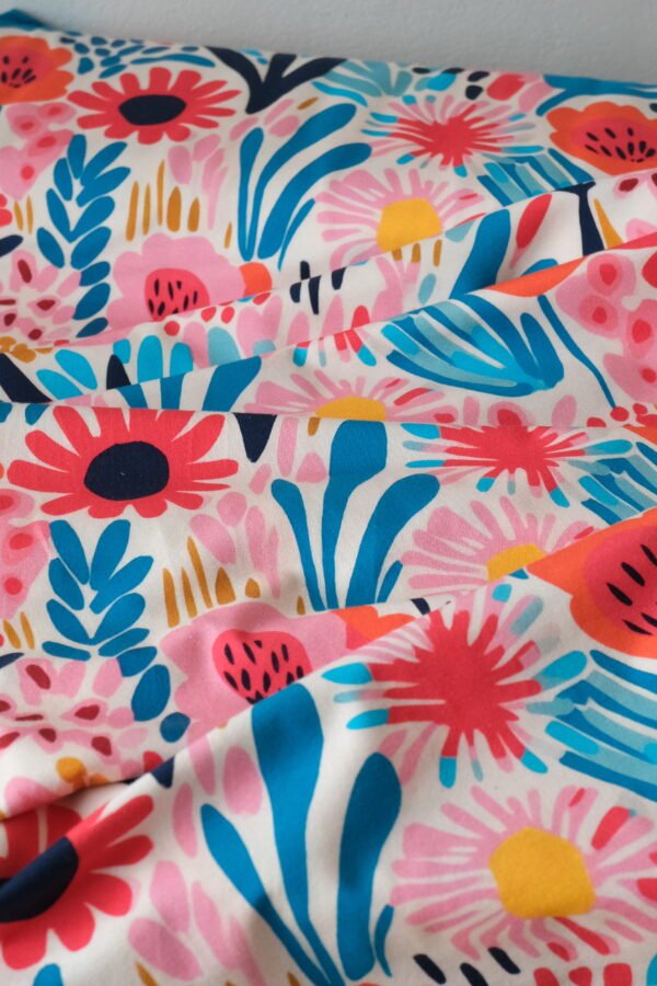 Jersey ABSTRACT ART FLOWERS – Bild 2