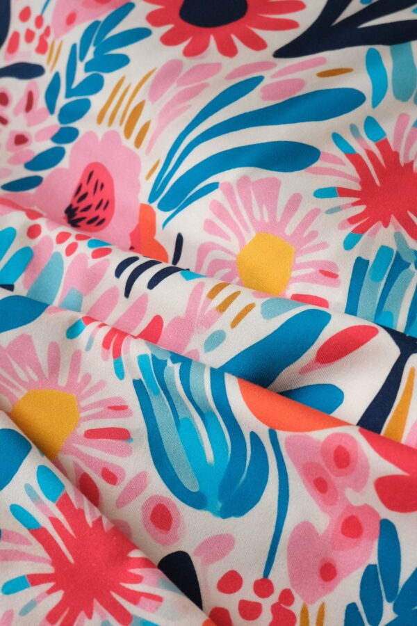 Jersey ABSTRACT ART FLOWERS – Bild 4