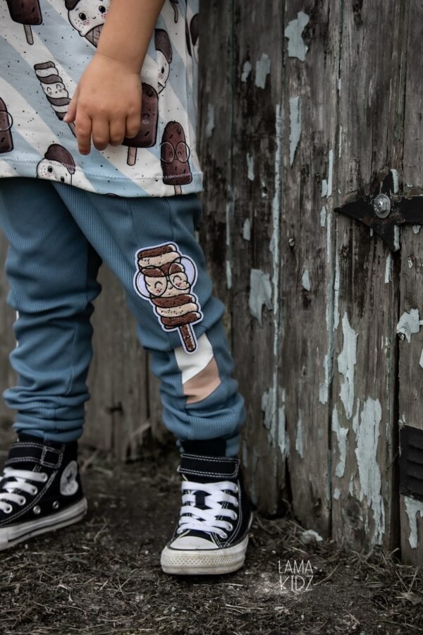 Bio-French Terry EISLIEBE light blue – Bild 3