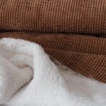 Kuschelfell-Breitcord Schokolade