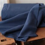 Bündchen glatt Jeansblau