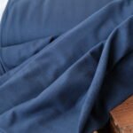 French Terry (angeraut) Jeansblau