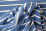 Frottee-Jersey Blue-Stripes