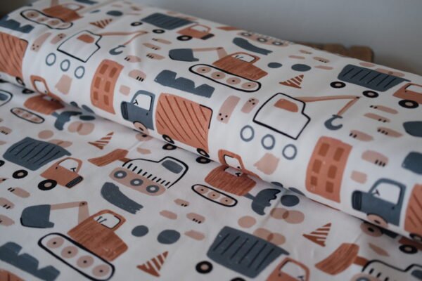 French Terry WORK ZONE OFF WHITE – Bild 3