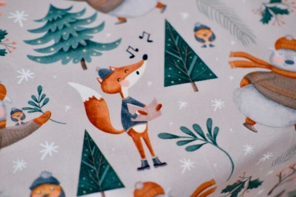 French Terry FROSTY FRIENDS – Bild 7