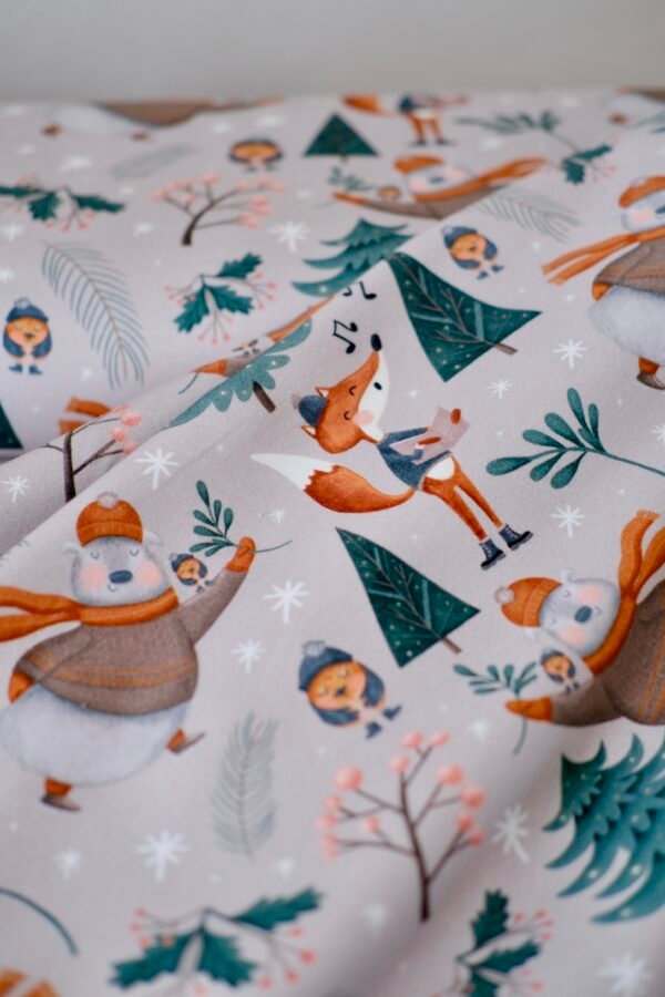 French Terry FROSTY FRIENDS – Bild 4