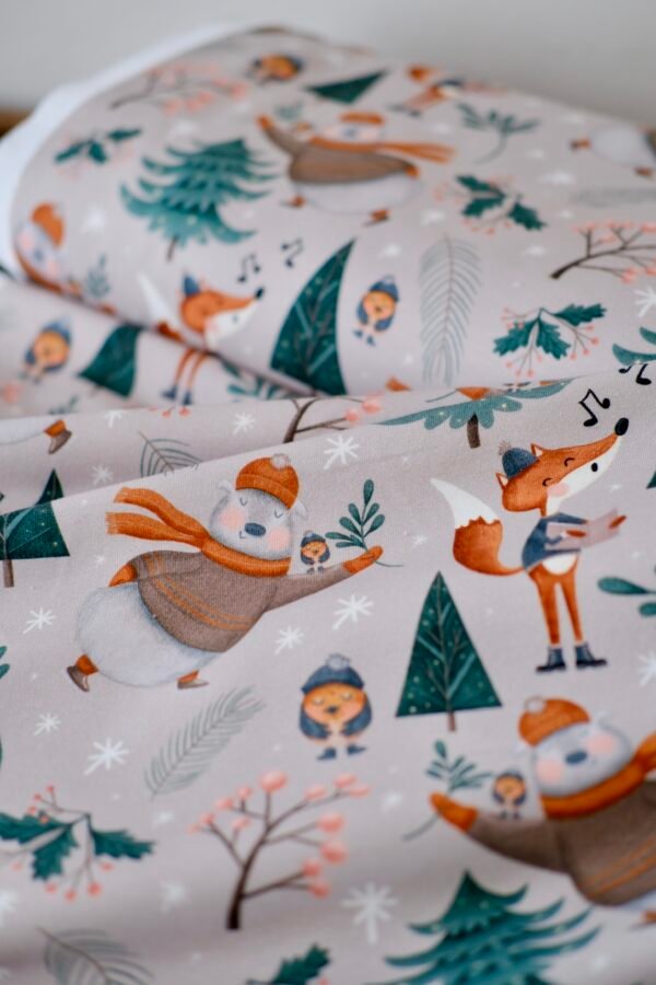 French Terry FROSTY FRIENDS – Bild 5