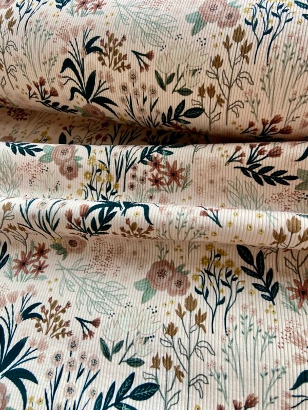 Rib Jersey WILDBLÜTENZAUBER ROSE – Bild 4