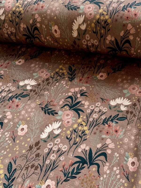 Rib Jersey Spätsommerblumen – Bild 4