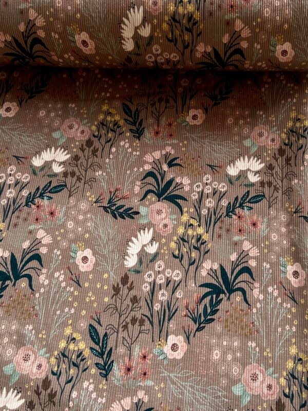 Rib Jersey Spätsommerblumen – Bild 3