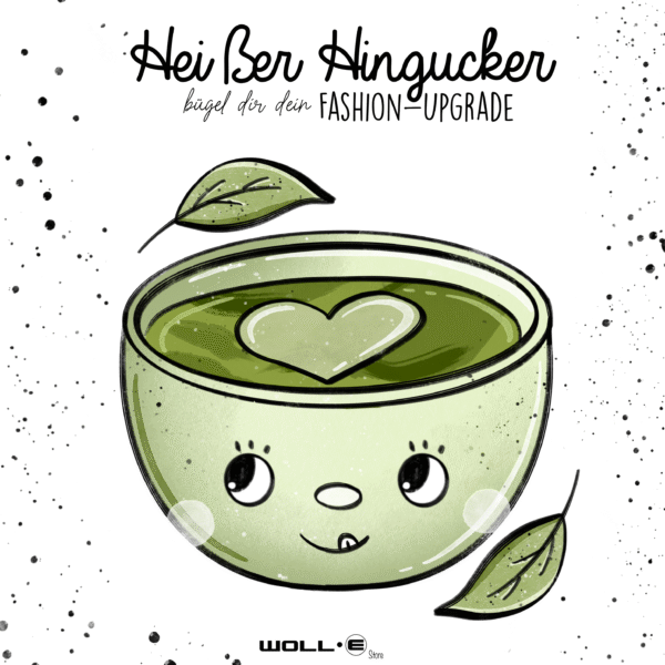 Bügelbild  MATCHA Tasse – Bild 2