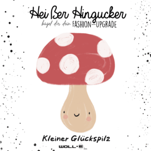 Bügelbild  KLEINER GLÜCKSPILZ M