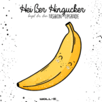 Bügelbild  Banane 1 M