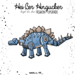 Bügelbild  MechaDino Stego XL