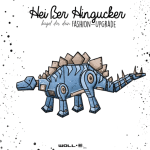 Bügelbild  MechaDino Stego XL