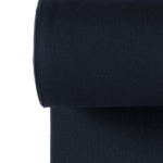 Rib Bündchen Bio Blauschwarz