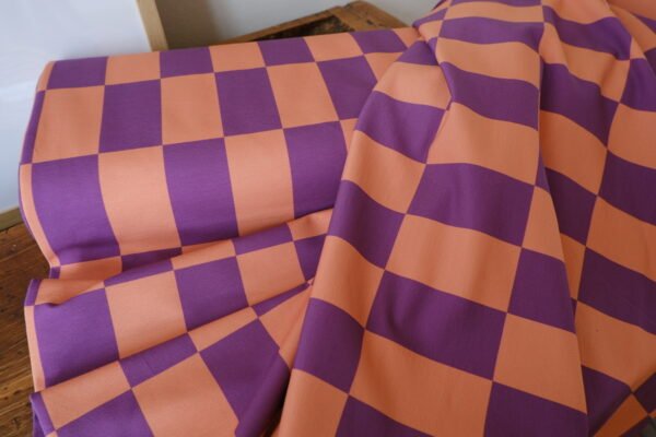 Bio French-Terry TERRA PLUM GRID – Bild 6