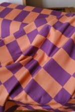 Bio French-Terry TERRA PLUM GRID – Bild 4