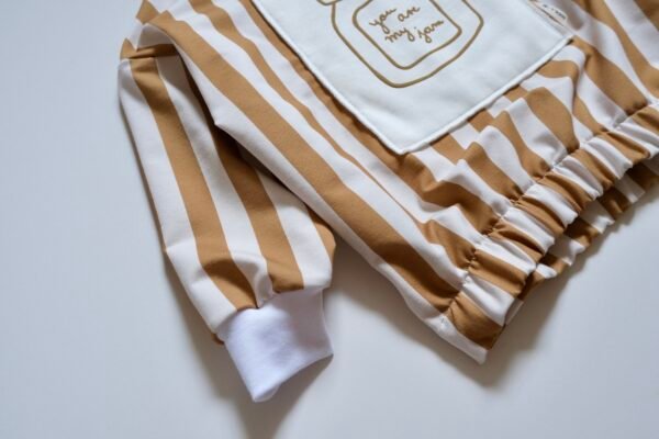 Oversized Sweater „You Are My Jam“ – Caramel Stripes Edition – Bild 4