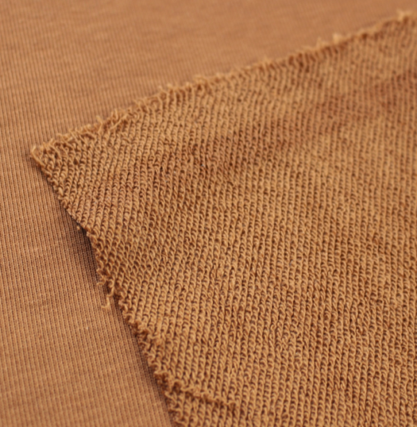 French Terry Heavy Loop Cognac – Bild 2