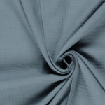 Musselin helles Stahlblau