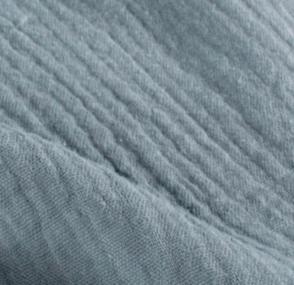 Musselin helles Stahlblau – Bild 2