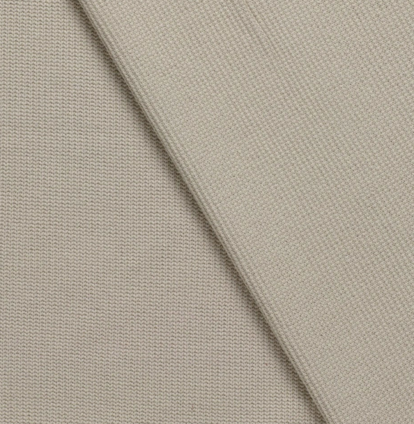 Feiner Baumwolle-Strickstoff Beige – Bild 2
