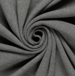 Feiner Baumwolle-Strickstoff Grau