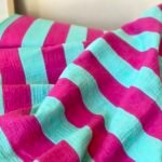 Musselin Candy Stripes Lagoon