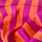 Musselin Candy Stripes Orange