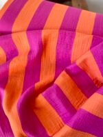 Musselin Candy Stripes Orange