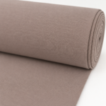 Bündchen glatt Taupe